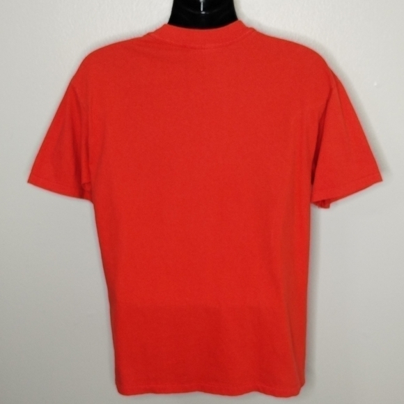 Vtg 80s 90s Adult Large T-shirt Tee Single Stitch USA Red Cottagecore Grandma - Picture 6 of 7